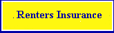 renter's insurance